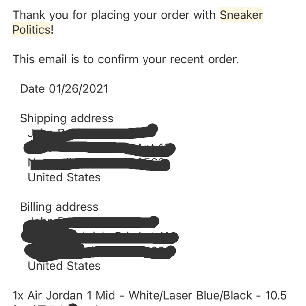 Nike Air Jordan 1 Mid Men’s White/Laser Blue-Black - Picture 6 of 12